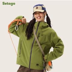 Áo khoác leo núi Nordic Pro – 2 lớp tách rời chống nước, cản gió & lót nỉ ô vuông