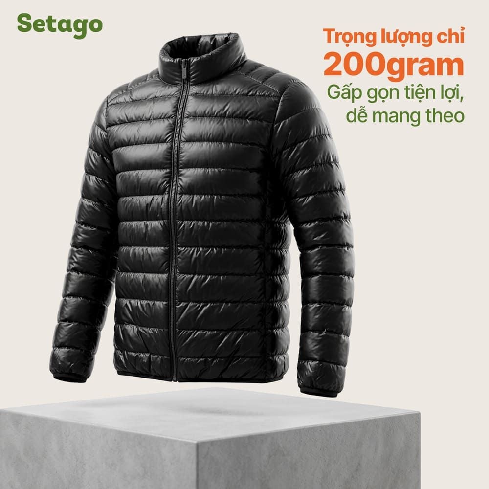 Áo khoác phao Puffy Setago siêu nhẹ 200g