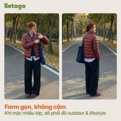 Áo khoác phao Puffy Setago siêu nhẹ 200g