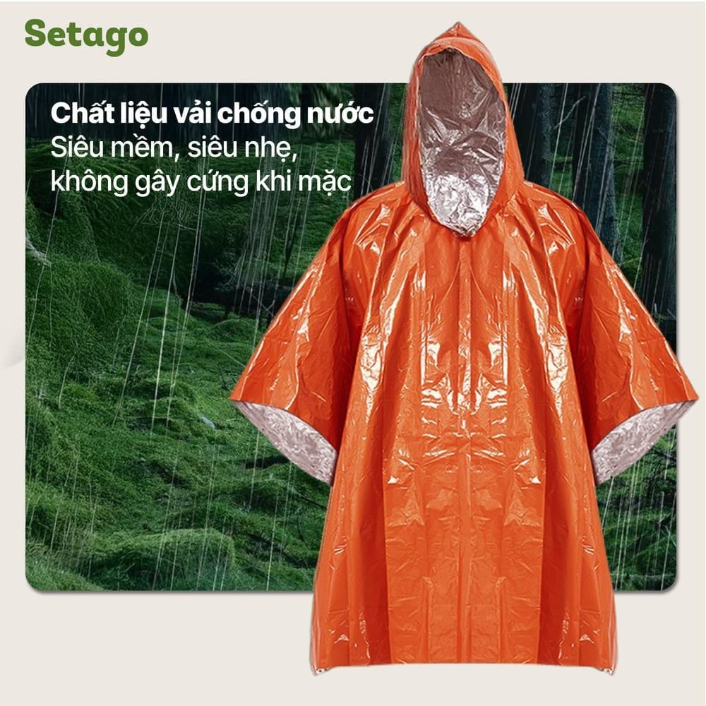 Áo mưa Rainn Tráng Bạc Giữ Nhiệt