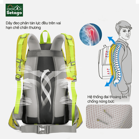 Balo dã ngoại thể thao Rover - 30L, nhiều ngăn, năng động và thoải mái
