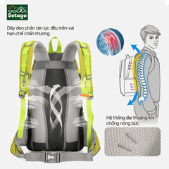 Balo dã ngoại thể thao Rover - 30L, nhiều ngăn, năng động và thoải mái
