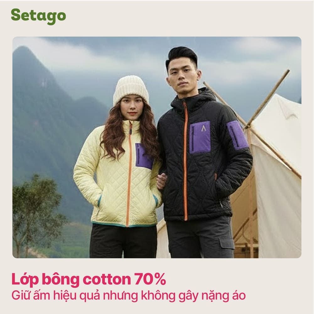 Áo khoác phao Snova – Siêu nhẹ, chống nước