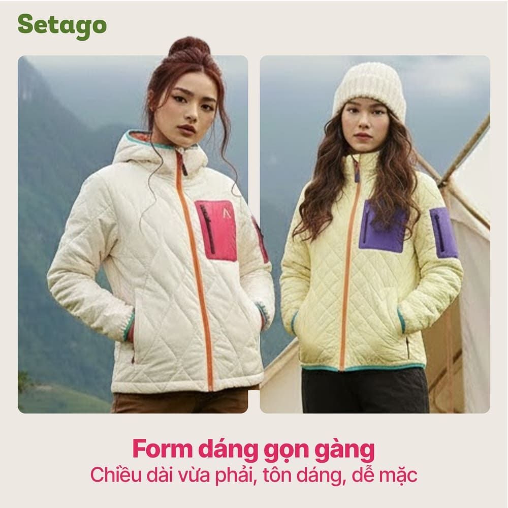 Áo khoác phao Snova – Siêu nhẹ, chống nước
