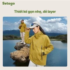 Áo khoác phao dã ngoại lông cừu kháng nước gọn nhẹ Stormer
