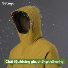 Áo khoác phao dã ngoại lông cừu kháng nước gọn nhẹ Stormer