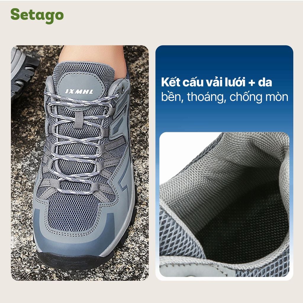Giày cổ thấp Terra Shoes - Giày leo núi, trekking với đế chống trượt, thoáng khí vượt trội