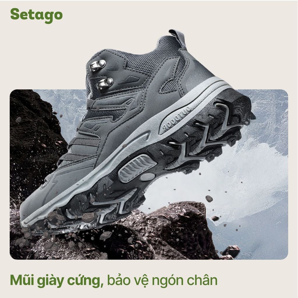 Giày Terra Shoes cổ cao, chống nước, siêu nhẹ – bảo vệ chân tối đa, chinh phục mọi địa hình