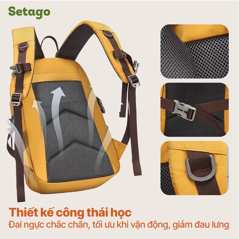 Balo Tmoso 25L chống nước leo núi gọn nhẹ