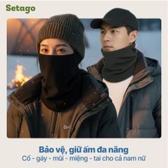 Khăn ống lông cừu 2 lớp Tuber – Giữ ấm tuyệt đối cho mùa đông