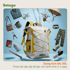 Balo chống nước Hydry Max 30L khóa cuộn kháng nước hiệu quả