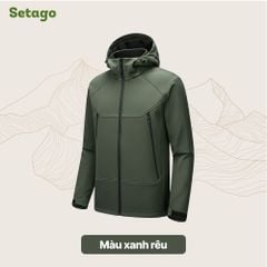 Áo khoác Softshell Elven chống nước lót nỉ