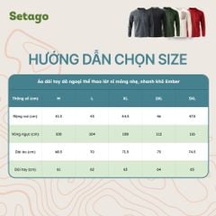 Áo dài tay dã ngoại Ember lót nỉ mỏng nhanh khô
