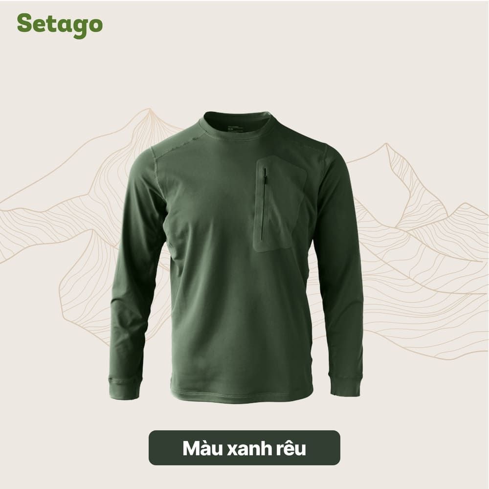 Áo dài tay dã ngoại Ember lót nỉ mỏng nhanh khô