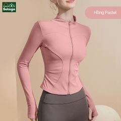Áo khoác croptop thể thao nữ Flexy- mỏng nhẹ, co giãn, tôn dáng