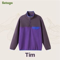 Áo nỉ bông Froza cổ cao giữ ấm phong cách Outdoor