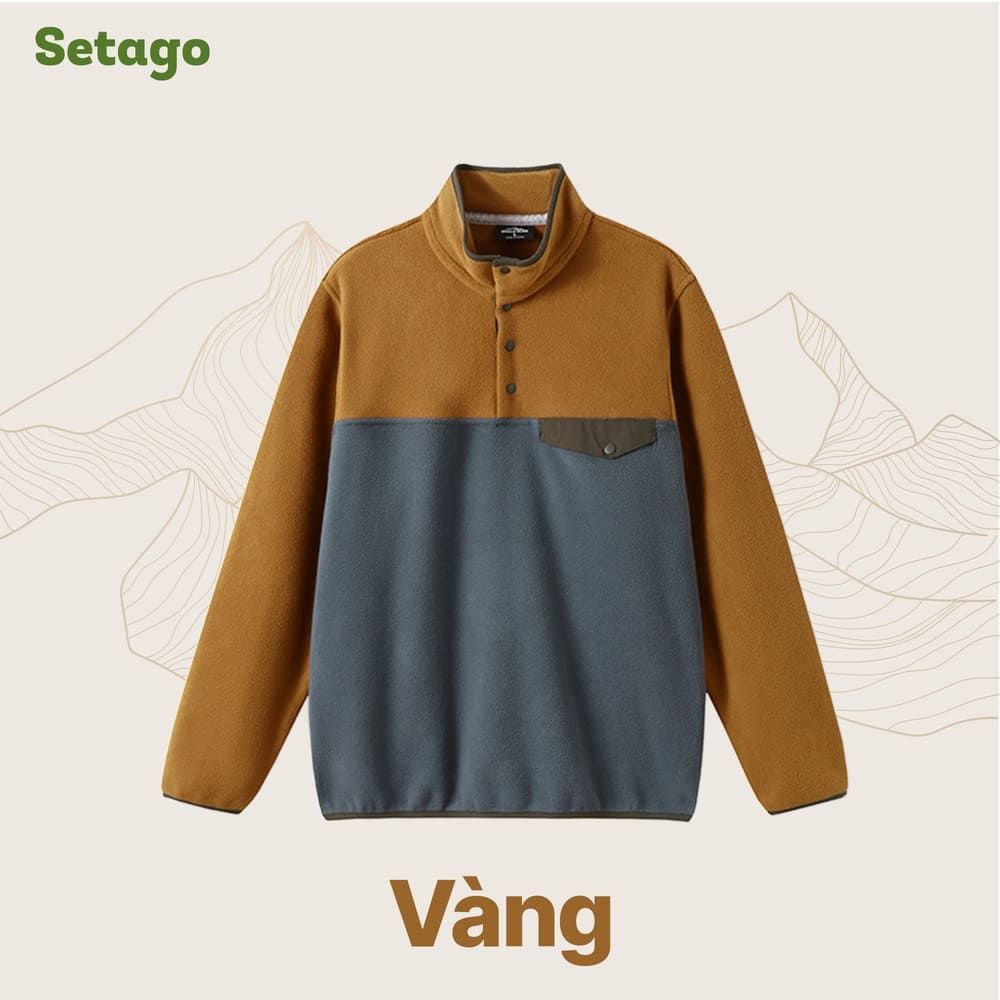 Áo nỉ bông Froza cổ cao giữ ấm phong cách Outdoor
