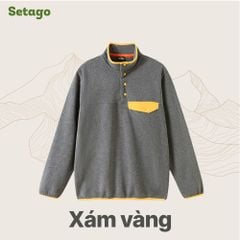 Áo nỉ bông Froza cổ cao giữ ấm phong cách Outdoor
