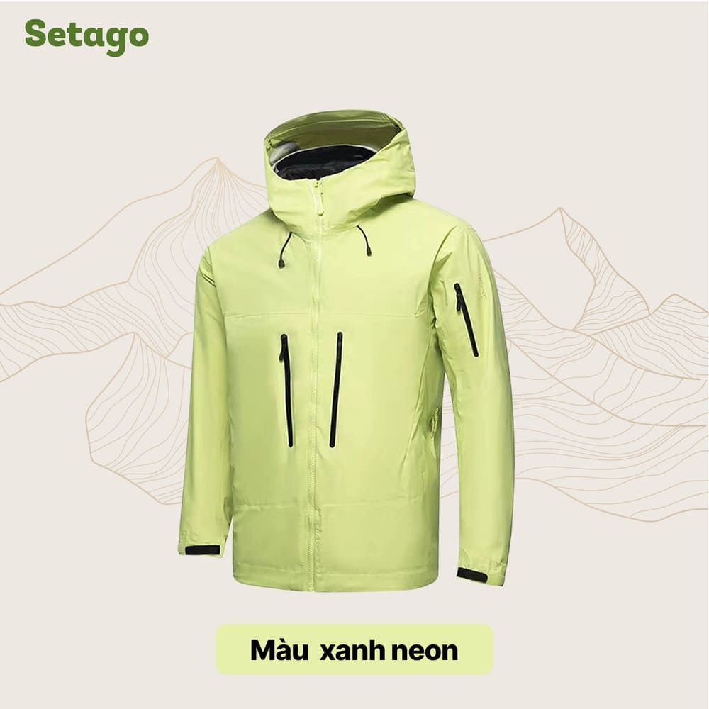 Áo khoác dã ngoại, leo núi chống nước tối đa Setago GTX