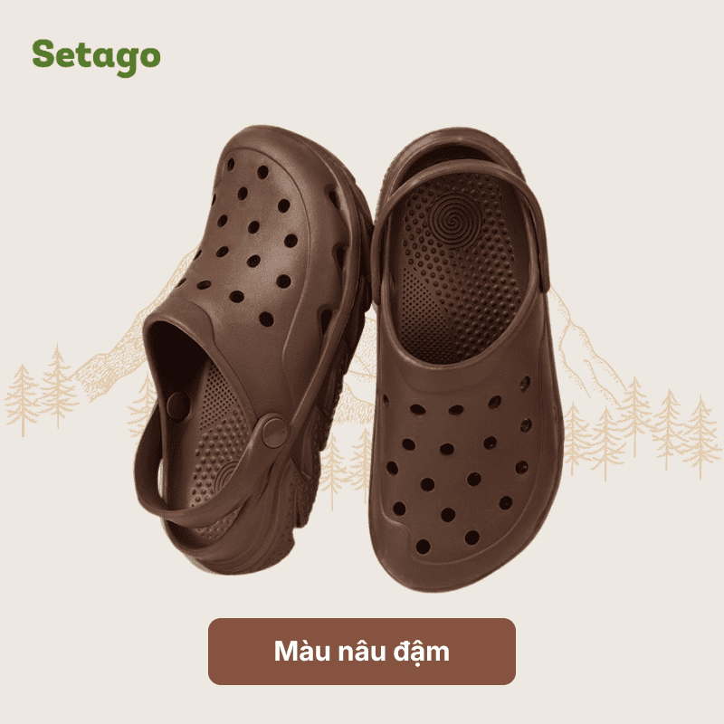 Dép sục Coqui Walk đúc nguyên khối êm ái kháng khuẩn
