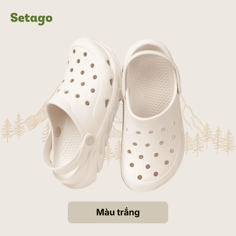 Dép sục Coqui Walk đúc nguyên khối êm ái kháng khuẩn