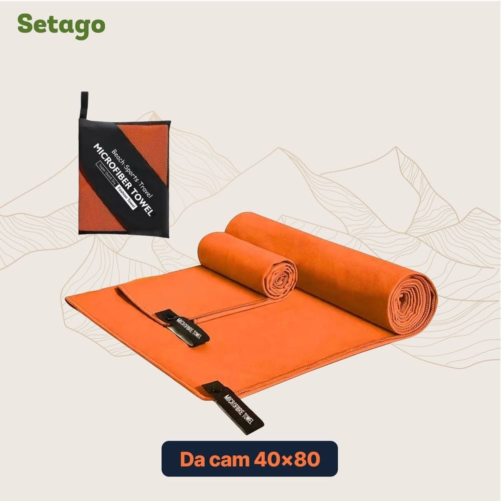 Khăn Microfiber Setago – Nhanh khô, Siêu nhẹ