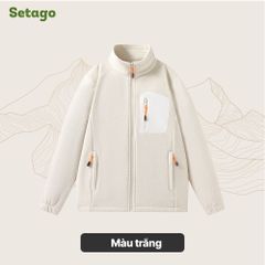 Áo khoác nỉ lông cừu Midzip – Ấm, Nhẹ, Linh Hoạt