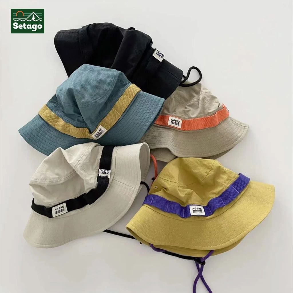 Mũ band bucket Setago – Phụ kiện chống nắng dã ngoại, leo núi phong cách trẻ trung