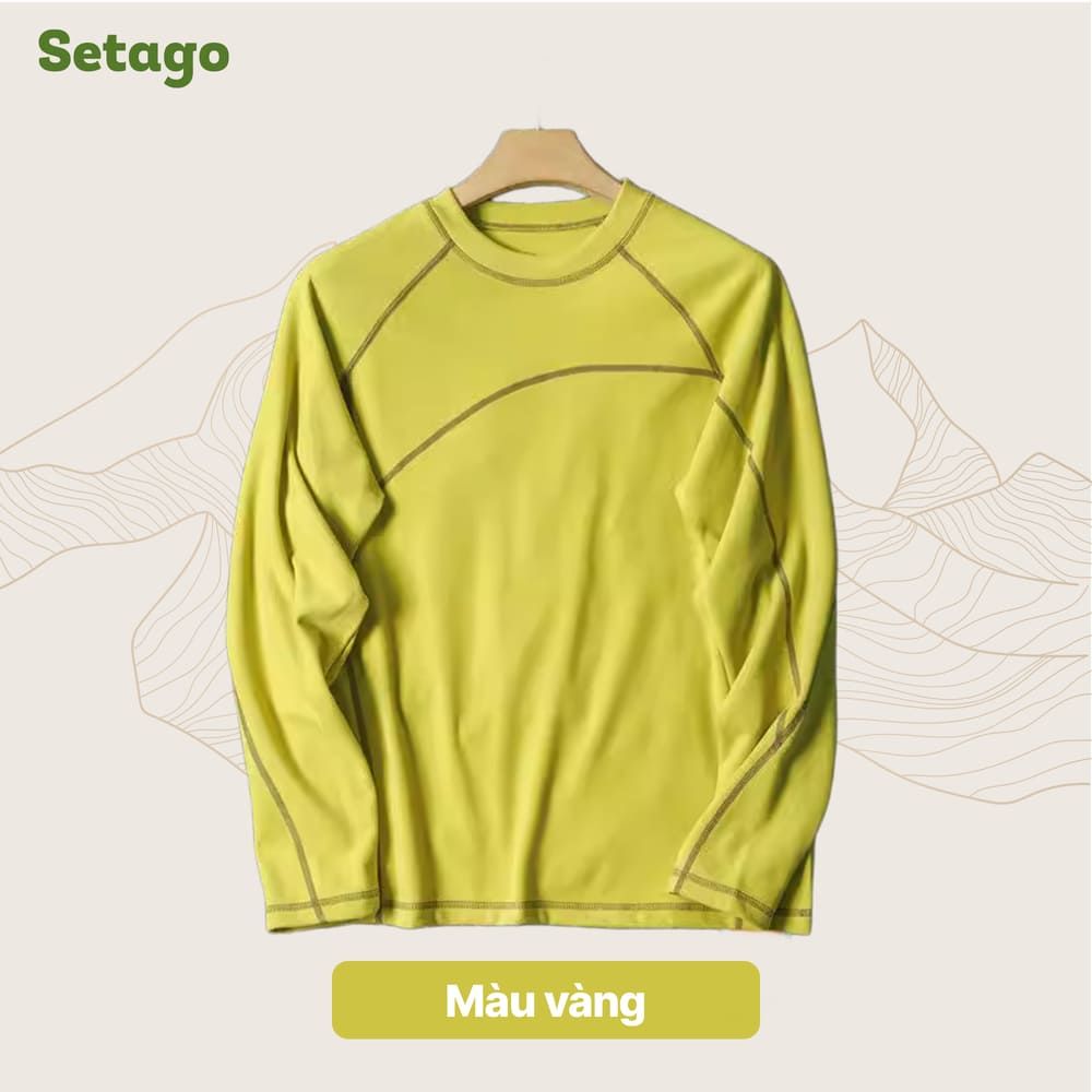Áo dài tay thể thao, dã ngoại Noro nỉ mềm nhẹ, giữ ấm mùa đông