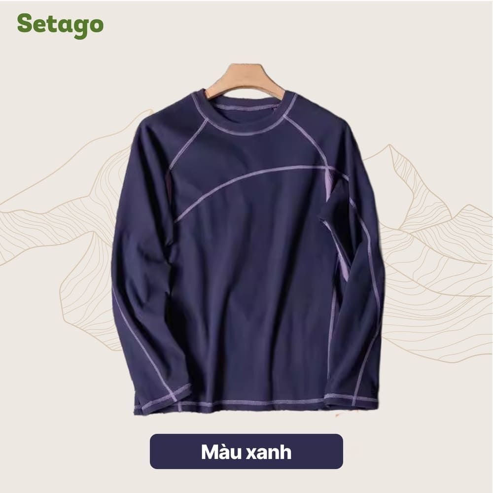 Áo dài tay thể thao, dã ngoại Noro nỉ mềm nhẹ, giữ ấm mùa đông