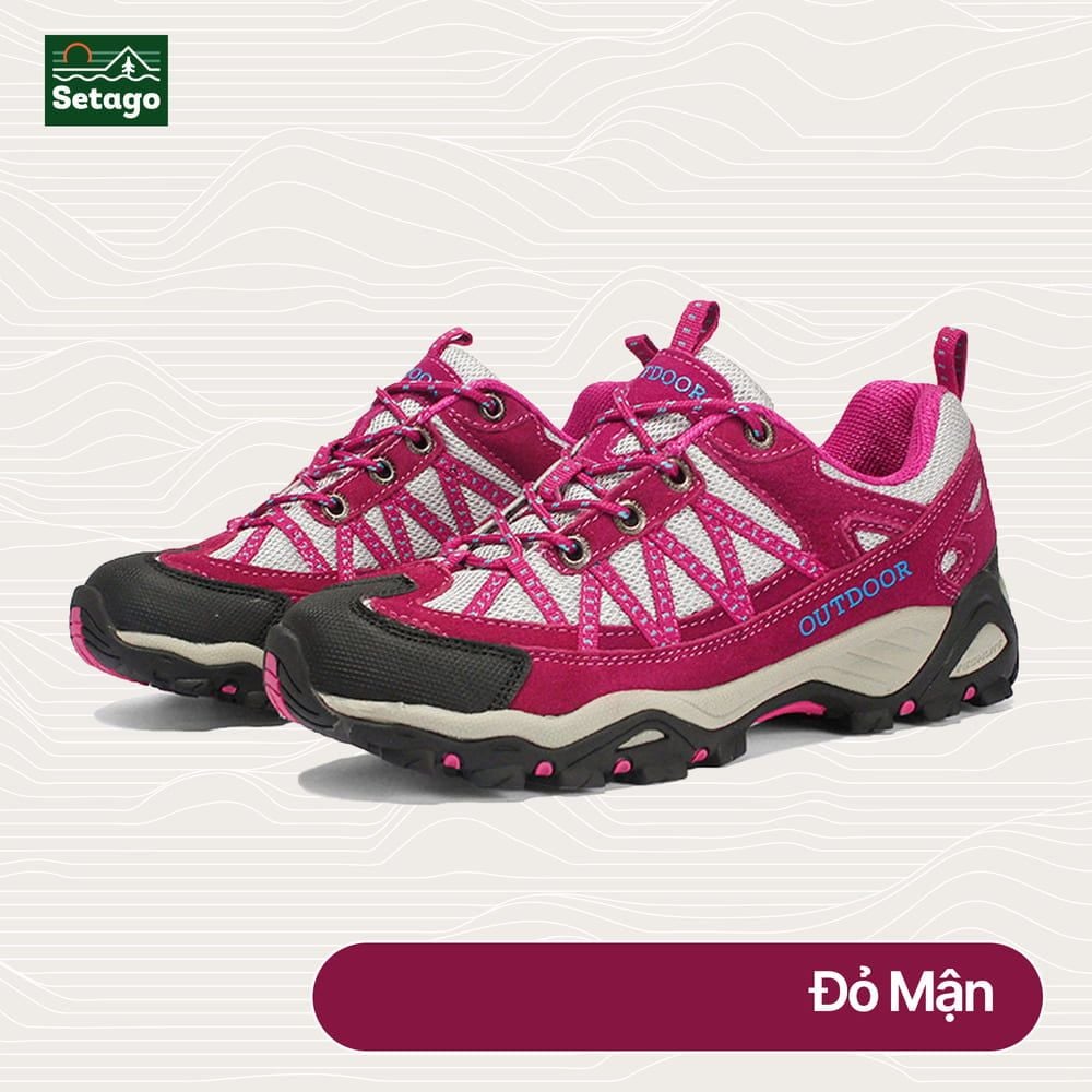 Giày trekking Outdoor Pro leo núi bám địa hình