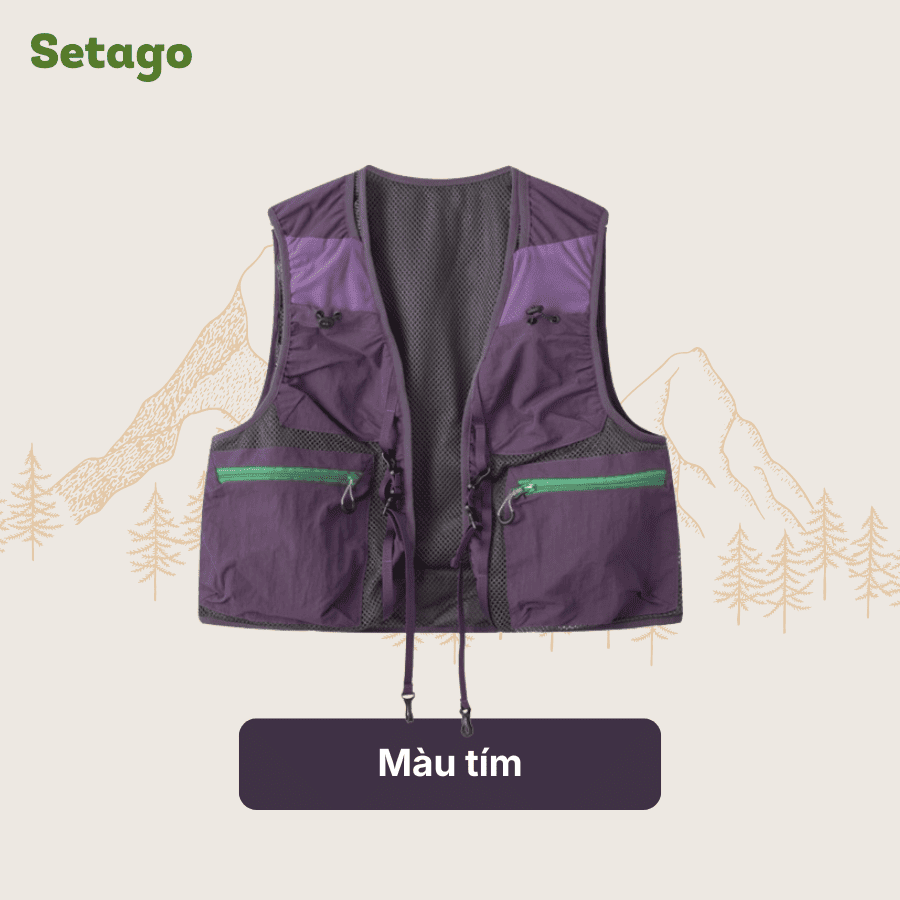 Áo khoác gile Setago Gobi mỏng nhẹ đa năng