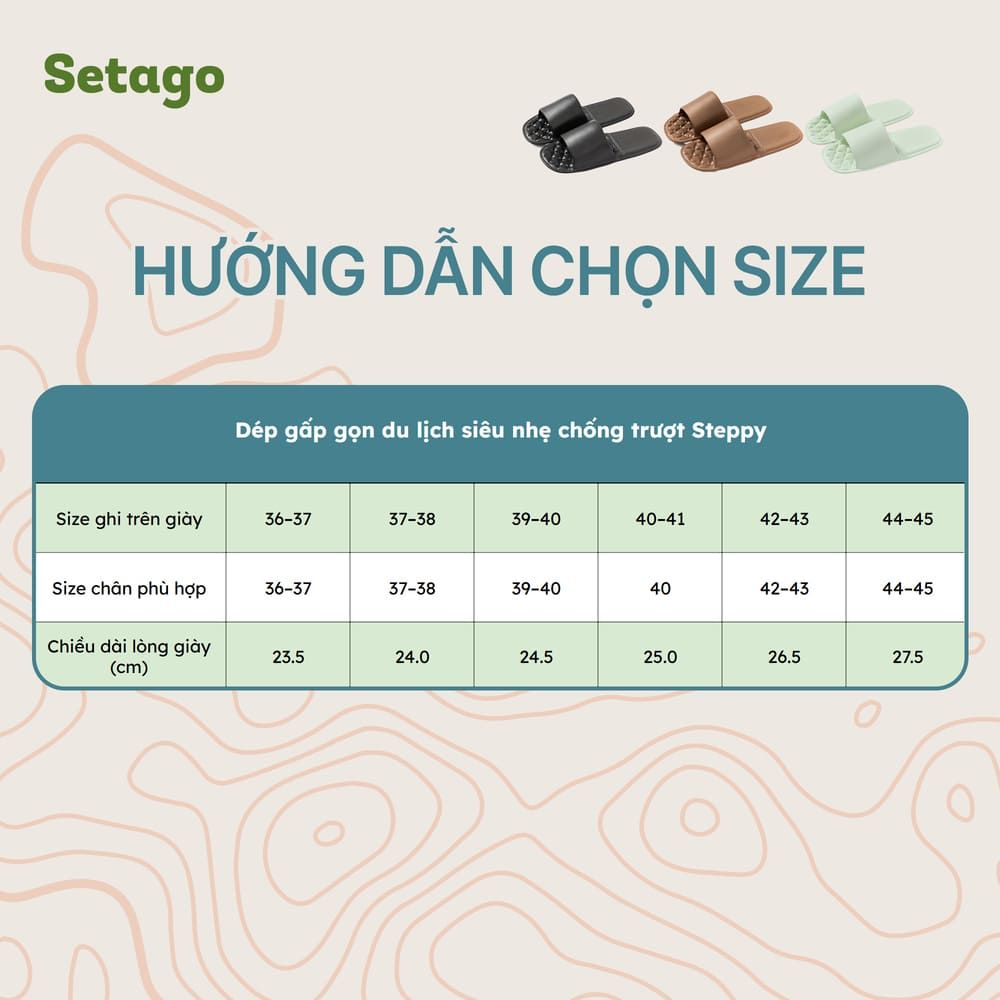 Dép Gấp Gọn Du lịch Steppy – Siêu Nhẹ, Chống Trượt & Tiện Lợi