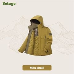 Áo khoác phao dã ngoại lông cừu kháng nước gọn nhẹ Stormer