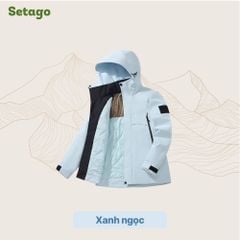 Áo khoác phao dã ngoại lông cừu kháng nước gọn nhẹ Stormer