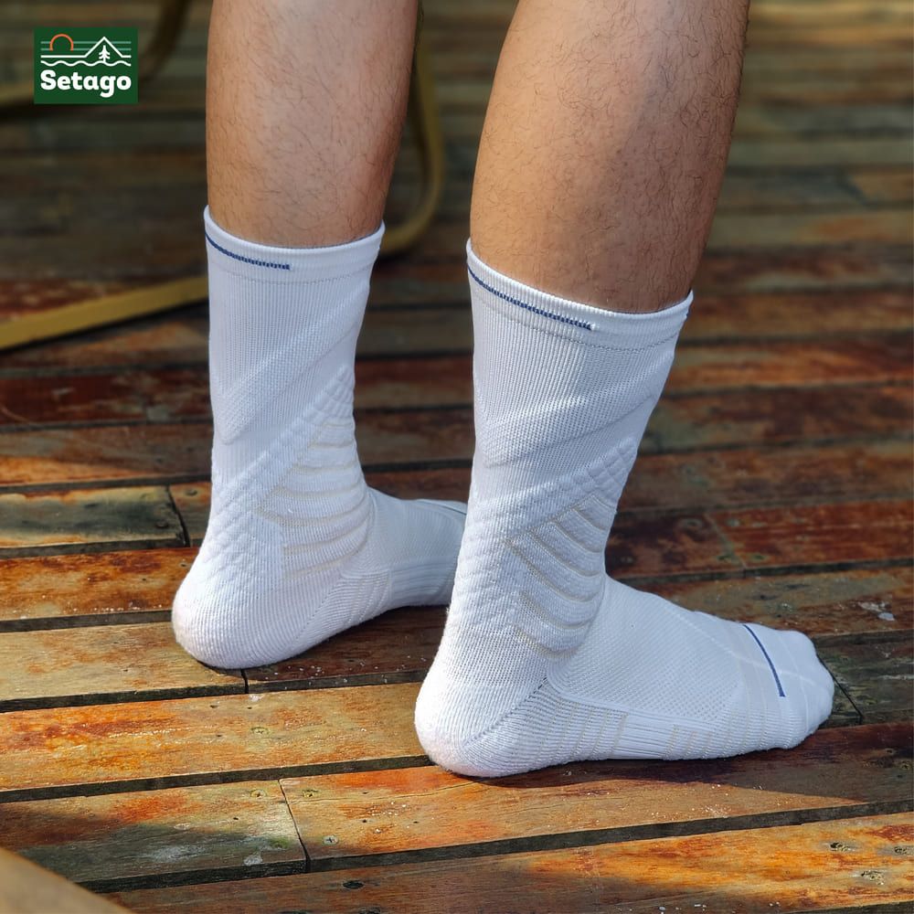 Tất thể thao chống trượt Setago Dri-fit co giãn thoáng khí cho leo núi và dã ngoại