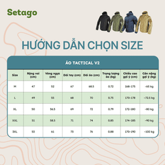 Áo khoác dã ngoại dáng quân đội Tactical V2