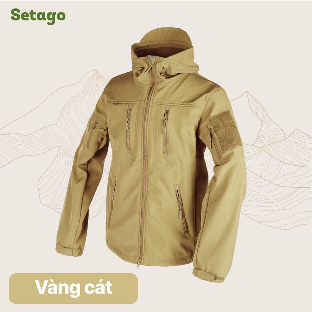 Áo khoác dã ngoại dáng quân đội Tactical V2