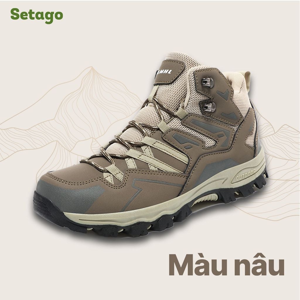 Giày Terra Shoes cổ cao, chống nước, siêu nhẹ – bảo vệ chân tối đa, chinh phục mọi địa hình
