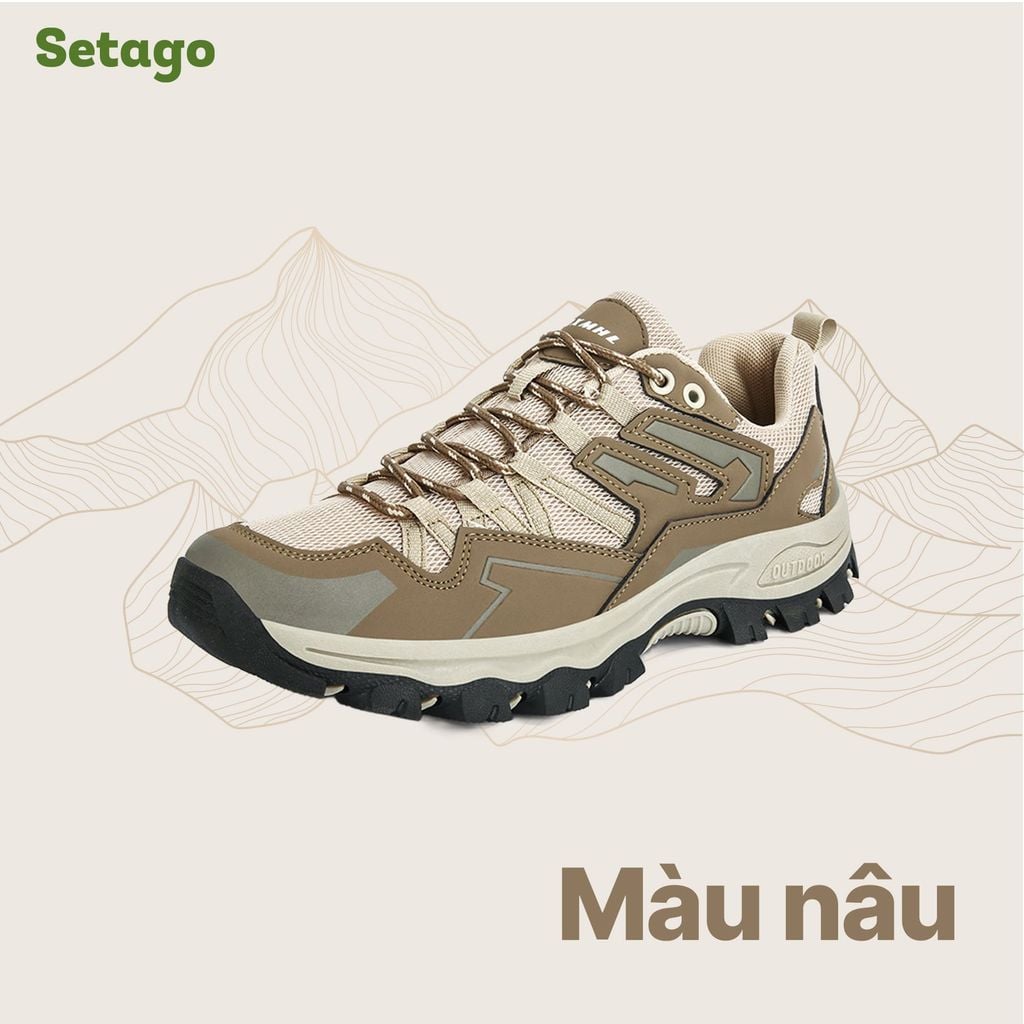 Giày cổ thấp Terra Shoes - Giày leo núi, trekking với đế chống trượt, thoáng khí vượt trội