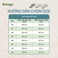 Giày cổ thấp Terra Shoes - Giày leo núi, trekking với đế chống trượt, thoáng khí vượt trội