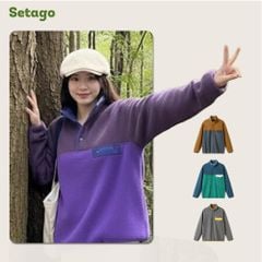 Áo nỉ bông Froza cổ cao giữ ấm phong cách Outdoor