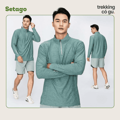Áo Halfzip Ventra mùa hè Nam - Nhẹ , thoáng khí, mau khô