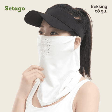 Khẩu trang chống nắng mùa hè Ice Mask đa năng, mỏng nhẹ, siêu thoáng mát, du lịch, dã ngoại, phượt, lái xe