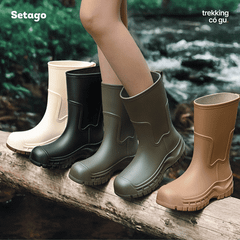 Ủng đi mưa Muddy chống nước chống trơn trượt