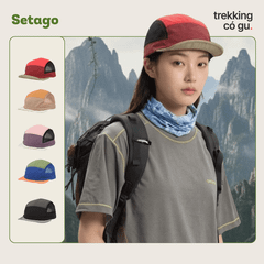Mũ lưỡi trai Colorun 5-panel vành ngắn thoáng khí