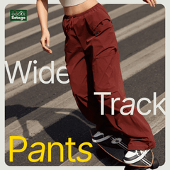 Quần Wide Track Pants Setago ống rộng đa năng