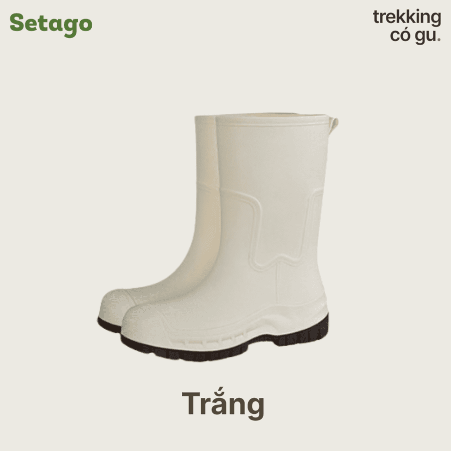 Ủng đi mưa Muddy chống nước chống trơn trượt