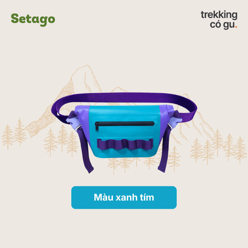 Túi đeo hông chống nước Hydry Pop khóa cuộn nhỏ gọn tiện lợi