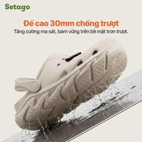Dép sục Coqui Walk đúc nguyên khối êm ái kháng khuẩn